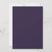 Invitation Mariage Indigo Citron Eucalyptus (Dos)