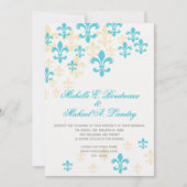 Invitation Mariage informel 2 de Fleur de Lis Cascade (Devant)