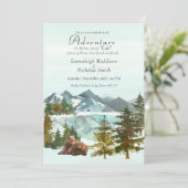 Invitation Mariage Informel Aventure en Forêt (Debout devant)