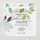 Invitation Mariage Inséparable (Devant / Derrière)