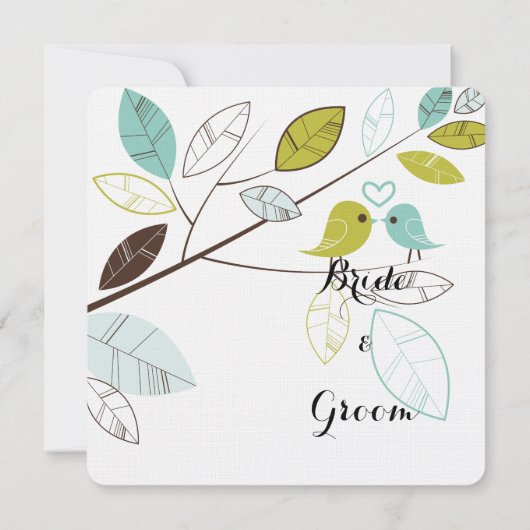 Invitation Mariage Inséparable (Dos)