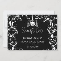 Mariage Inséparable de lustre noir