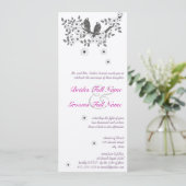 Invitation Mariage Inséparable forestier enchanté (Debout devant)