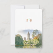 Invitation Mariage Insérer INFO et détails New York (Dos)