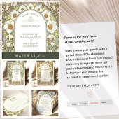 Invitation Mariage Insérer Merci Art Vintage Art Nouveau