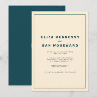 Mariage inspiré de Wes Anderson turquoise et beige