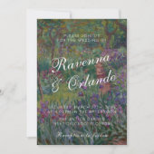 Invitation Mariage inspiré du musée des Beaux-Arts Claude Mon (Devant)
