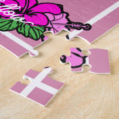 Invitation Mariage interactif Pink Puzzle (Côté)