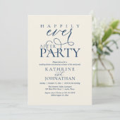 Invitation Mariage intime avec fête moderne de conte de fées (Debout devant)