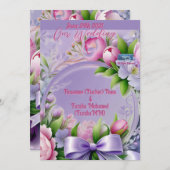 Invitation Mariage Inv. 1 RFPMD Violet(Horizon) ©️ 2024 (Devant / Derrière)