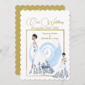 Invitation Mariage Inv. 4 Blanc(La robe) RFPMDesigns ©️ 2024 (Devant / Derrière)