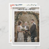 Invitation mariage invasion (Devant / Derrière)