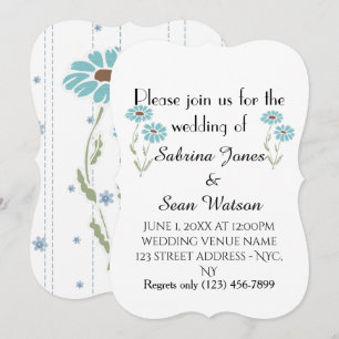 Invitation Mariage Inviter Flora Personnaliser Destiny Destin