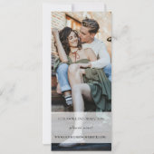 Invitation Mariage Inviter le Modèle avec photo (Dos)