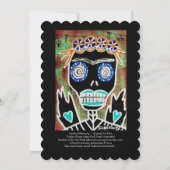 Invitation Mariage Inviter Voodoo Queen Sugar Skull Angel (Dos)