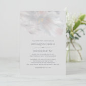 Invitation Mariage Iris aquarelle (Debout devant)