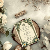Invitation Mariage islamique de luxe Nikkah 