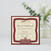 Invitation mariage islamique Katb Kitab fiançailles (Debout devant)