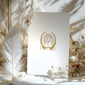 Invitation Mariage islamique opulent d'inspiration Art nouvea