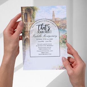 Invitation Mariage Italien à Vérone That's Amore