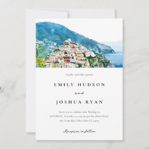 Invitation Mariage italien de la côte d'Amalfi
