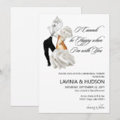 Invitation Mariage Italien Funny Cannoli (Devant / Derrière)