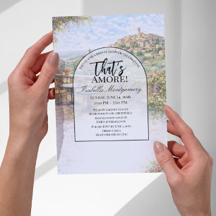Invitation Mariage Italien Montepulciano C'est l'Amour Enterr