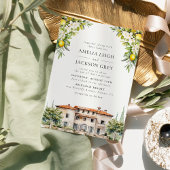 Invitation Mariage italien Villa Lemons & Olives