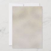 Invitation Mariage Itinéraire d'huile métallique moderne Welc (Dos)