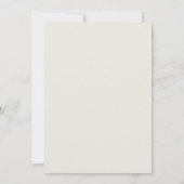 Invitation Mariage Jaune Azure Ranunculus Eucalyptus (Dos)