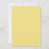 Invitation Mariage Jaune Magenta Cobalt Bloom (Dos)