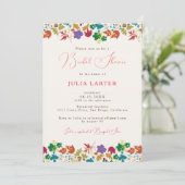 Invitation Mariage Jaune Moutarde Fleur Violette de Printemps (Debout devant)