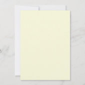 Invitation Mariage Jaune Vibrant Amalfi (Dos)