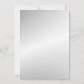 Invitation Mariage juif d'étoile de David bleue métallique (Dos)