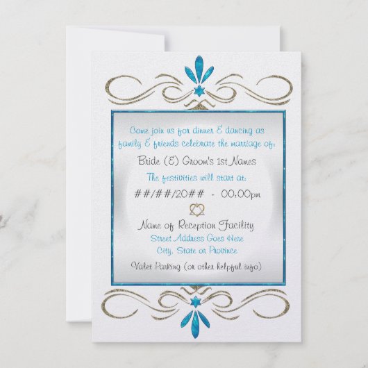 Invitation Mariage juif où le judaïsme fleurit (Devant)