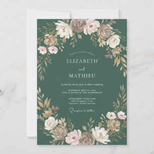 Invitation Mariage Juniper Peint Pétale