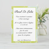 invitation mariage kaart (Staand voorkant)