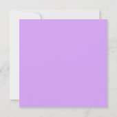 Invitation Mariage Lavande Lilas Orchidée Écriture Élégante (Dos)