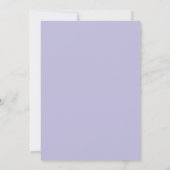 Invitation Mariage Lavande Vintage Shower (Dos)