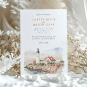 Invitation Mariage léger Fort Williams Park Portland Head