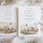 Invitation Mariage léger Fort Williams Park Portland Head