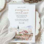 Invitation Mariage léger Fort Williams Park Portland Head
