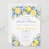 Invitation Mariage Lemon Blue (Devant)