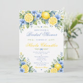 Invitation Mariage Lemon Blue (Debout devant)