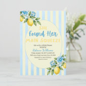 Invitation Mariage Lemon Main Squeeze (Debout devant)