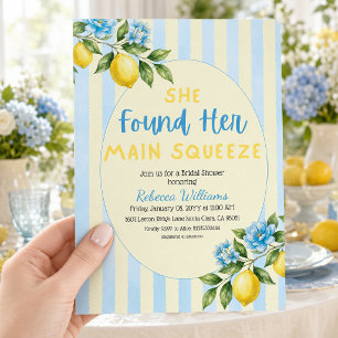 Invitation Mariage Lemon Main Squeeze