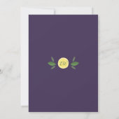 Invitation Mariage Lemon Purple Main Squeeze (Dos)