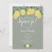 Invitation Mariage Lemon Squeeze Sauge Verte (Devant)