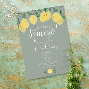 Invitation Mariage Lemon Squeeze Sauge Verte