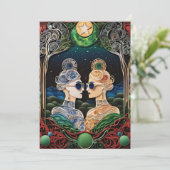 Invitation Mariage lesbienne RSVP (Debout devant)